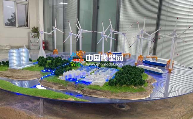 海上風電整體解決方案沙盤模型