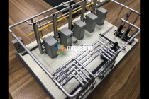 商用鍋爐供暖系統沙盤模型